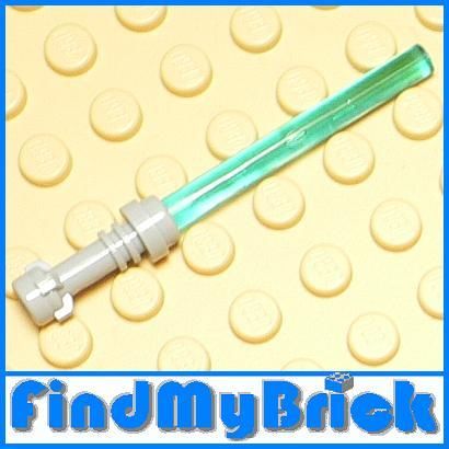 W101B Lego Minifig Lightsaber   Trans Light Blue GH NEW  