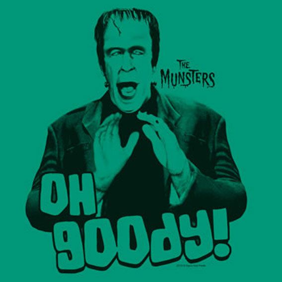 THE MUNSTERS HERMAN OH GOODY ADULT TSHIRT S M L XL 2X 3  