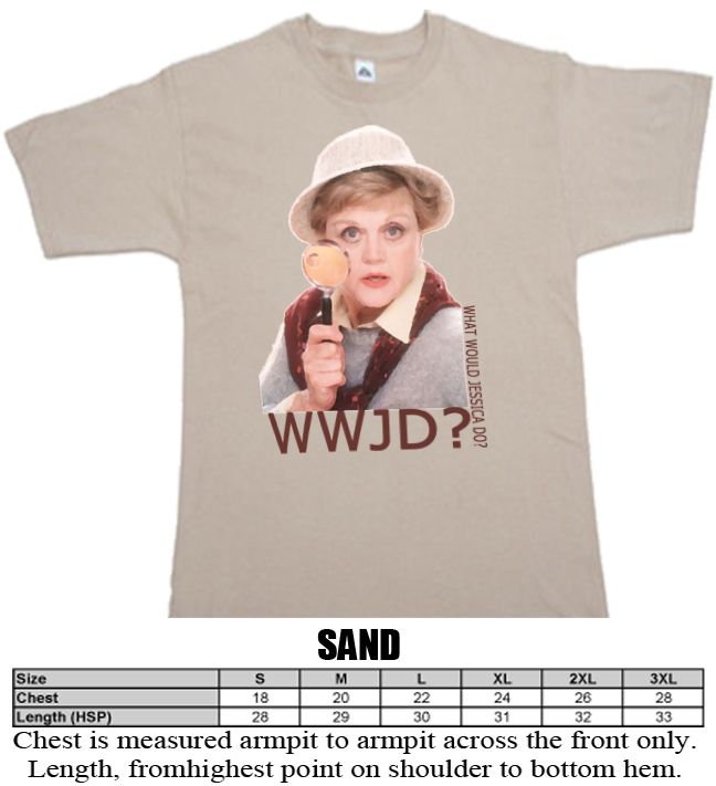 Murder She Wrote WWJD Jessica TV T shirt  