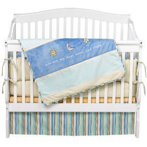 Basic Comfort Sun, Moon & Stars 4 Piece Bedding Set  