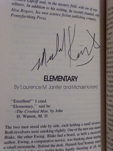 1st, signed by 9, Shared Tomorrows, Malzberg & Pronzini 9780312716370 