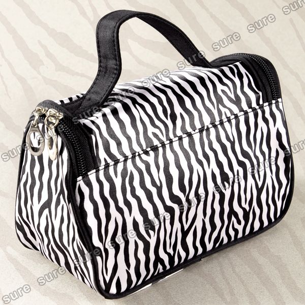   trousse voyage maquillage housse toilette cosmetique zebre Fraulein38