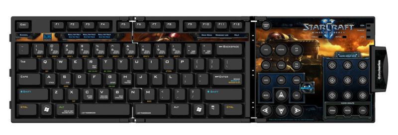 ZBOARD STARCRAFT II 2 KEYBOARD KEYSET USB *NEW* 813810012305  