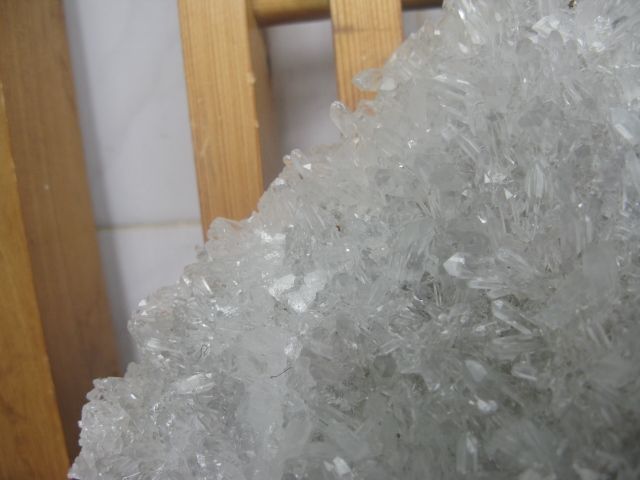 BIG HIGH QUALITY TIBETAN CLEAR QUARTZ CRYSTAL CLUSTER AWESOME FORM 