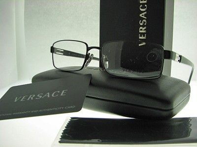   AUTH VERSACE VE1120 1009 BLACK EYEGLASSES VE 1120 725125625074  