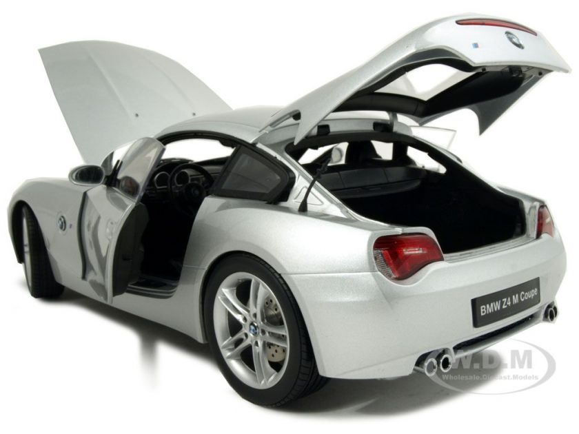 BMW Z4M Z4 M COUPE SILVER 1/18 KYOSHO MODEL CAR  