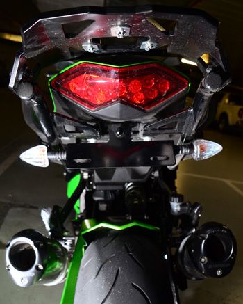 Z1000 Z1000SX 10 11 12 2010+ TAIL TIDY/FENDER ELIMINATOR & LED 