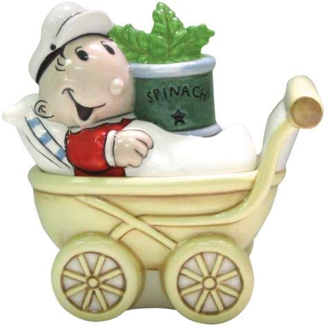 15131   SWEET PEA STROLLER Salt & Pepper Shakers (Popeye)  