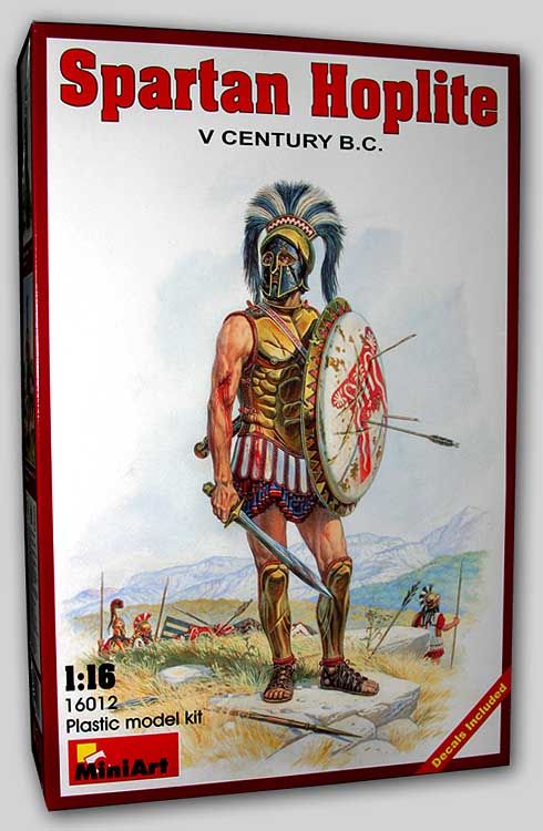 5th Century B.C. SPARTAN HOPLITE 1/16 MiniArt #16012  