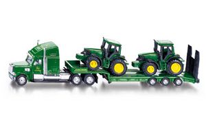 1837 SIKU FARMER Low Loader / John Deere Tractors 187 Die Cast Metal 