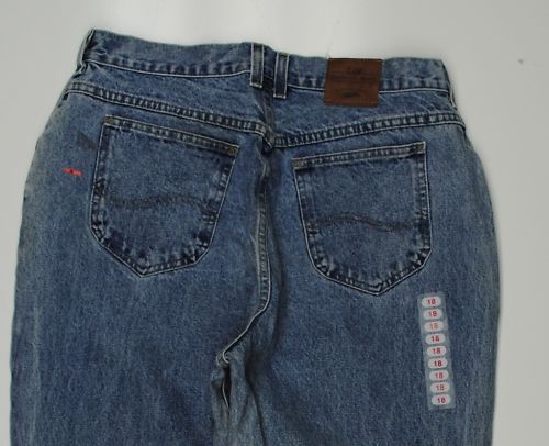 B4037 WOMENS LEE JEANS BLUE 18S  