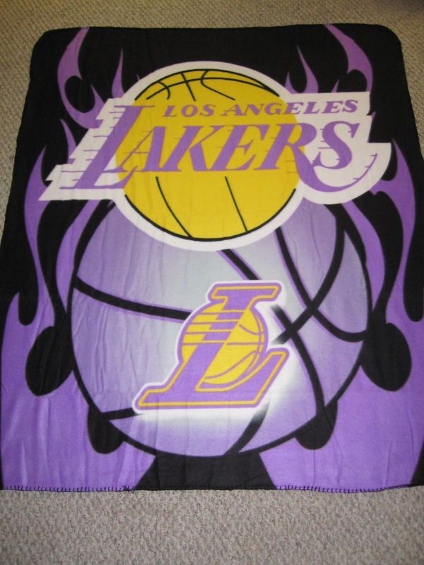 Los Angeles Lakers NBA 50 x 60 Fleece Throw Blanket  