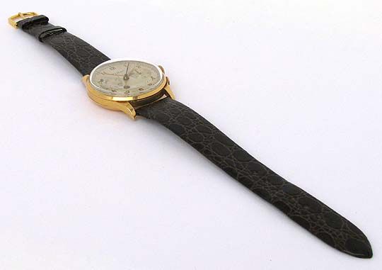 VINTAGE PHIGIED EXTRA CHRONOGRAPH MENS 18K GOLD WATCH  