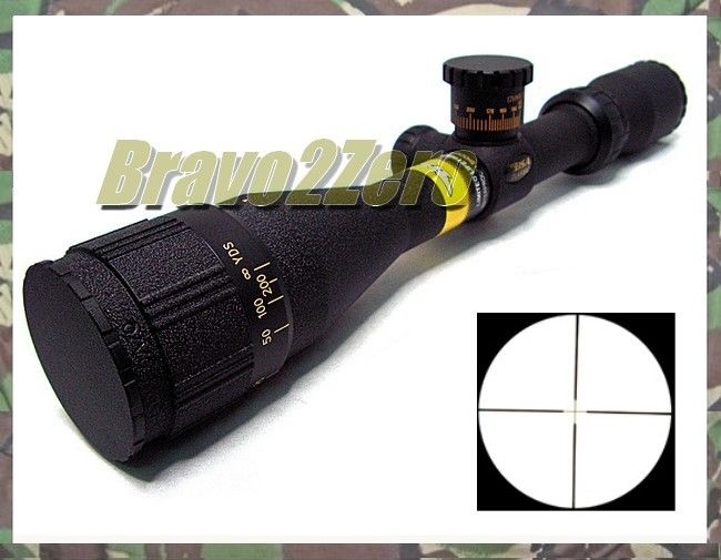 BSA Sweet 17 3 12x40 Duplex Crosshair AO Rifle Scope