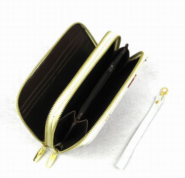 WOMEN leather CLUTCH WALLET PURSE LADY BAG QB11  