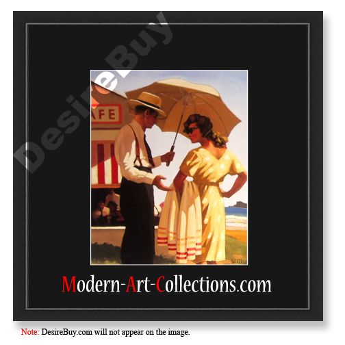 Jack Vettriano, Direct Approach 16x16 Print S/MatFRAMED   Romance 