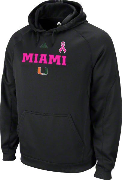 Miami Hurricanes adidas Black Breast Cancer Awareness 2011 Train 