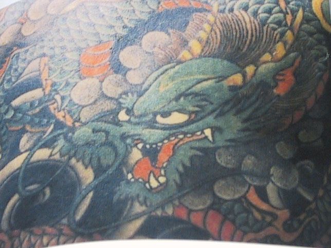 Tattoo Ransho Japanese Traditional Yakuza Suit & Detail  