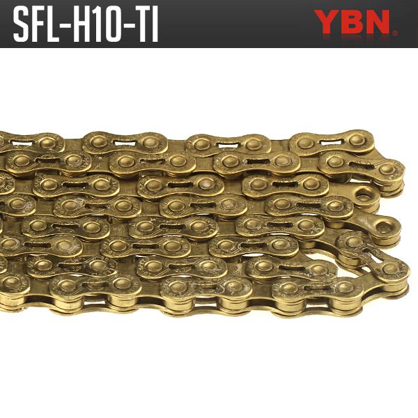 YBN Chain for SHIMANO SRAM CAMPAGNOLO 10 S Titanium  