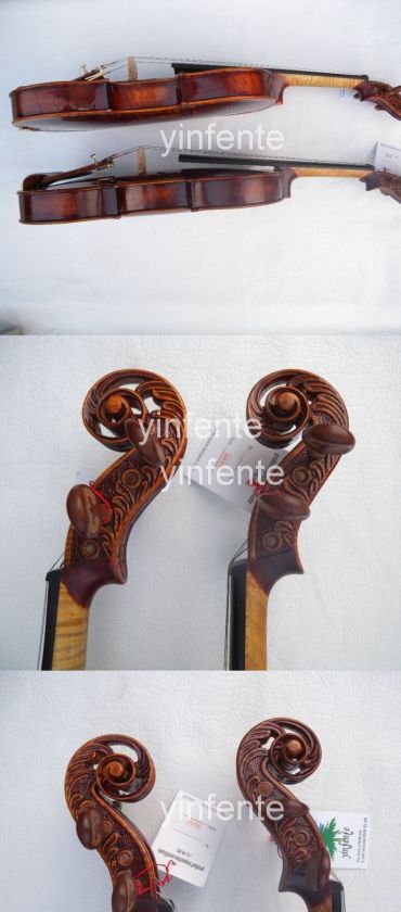 New 2pcs 4/4 Violin Dragon Phoenix combined #226  