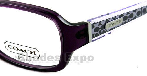 NEW COACH EYEGLASSES CC 2036 PURPLE PURPLE MIDORI AUTH  