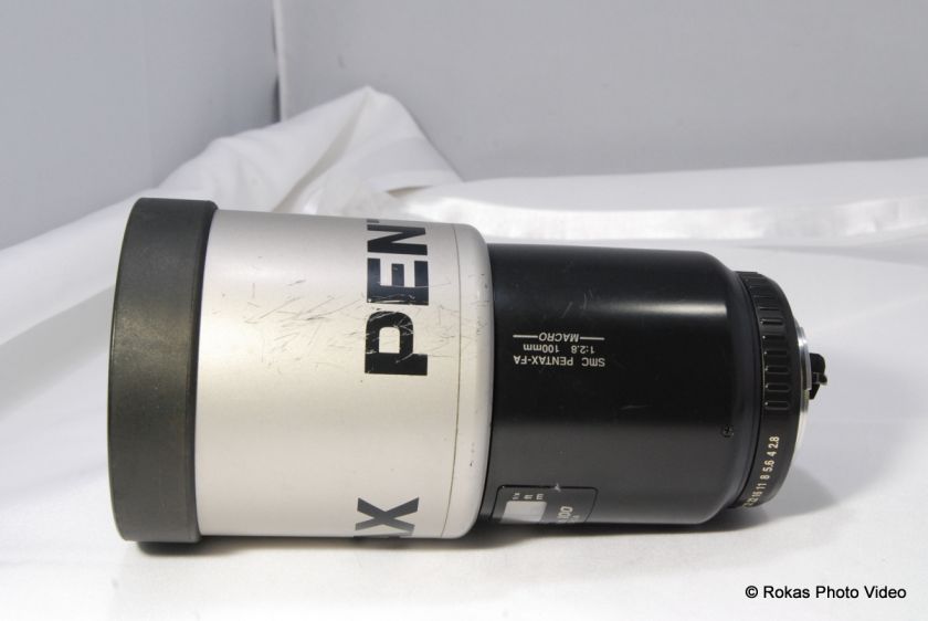 Pentax 100mm f2.8 Macro AF SMC Pentax FA Lens Used 11 auto focus K 