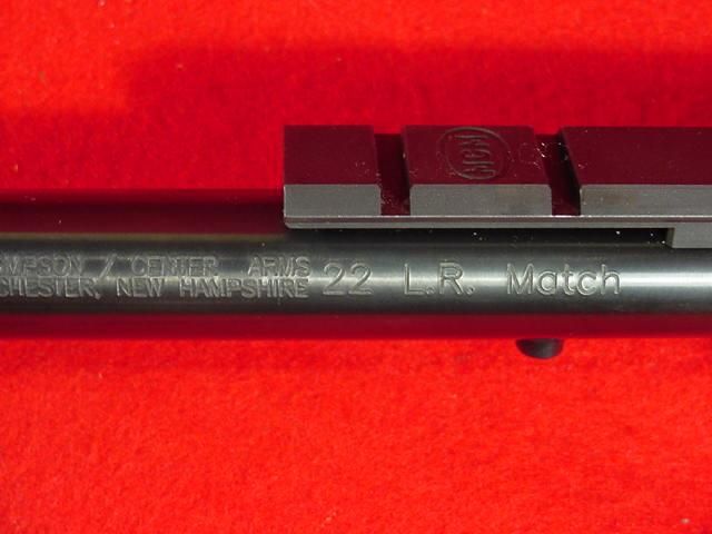   Center Contender TC 23 22 LR 22LR Match Rifle Barrel MGM Scope Base