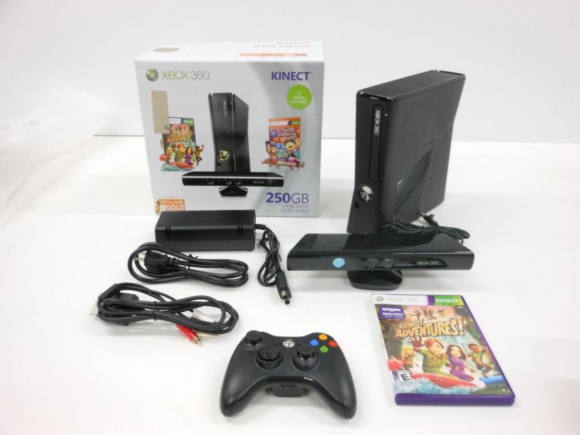 Xbox 360 250GB Holiday Value Bundle with Kinect 885370235883  