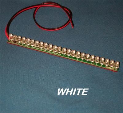 LED LIGHT STRIP   WHITE   12 VOLT   6 INCH CIRCUIT BOARD 12V DC 5mm 