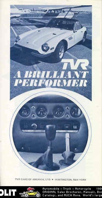 1974 1975 TVR 2500 2500M Brochure  