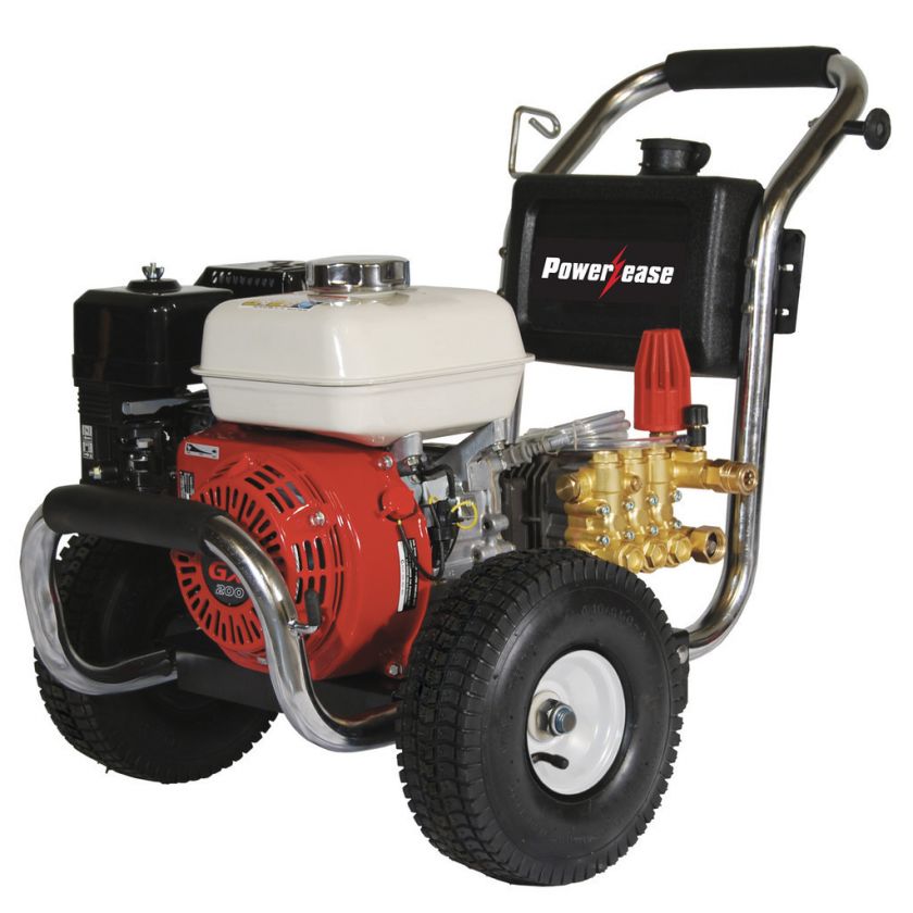 BE Gas Pressure Washer 6.5Hp Honda GX200 2700psi Comet Triplex 