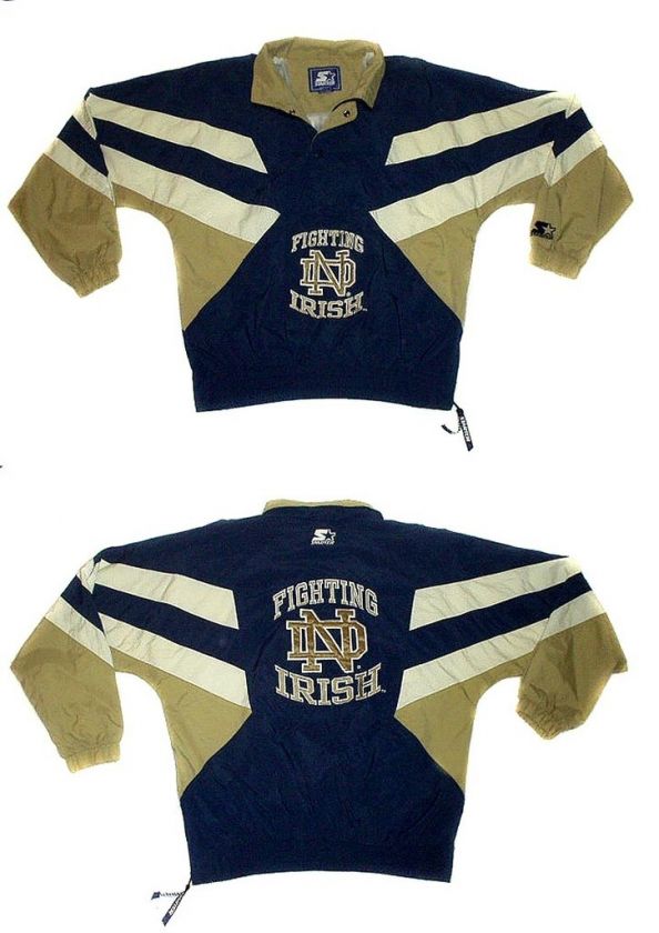 Vintage NOTRE DAME Starter Embossed JACKET M  