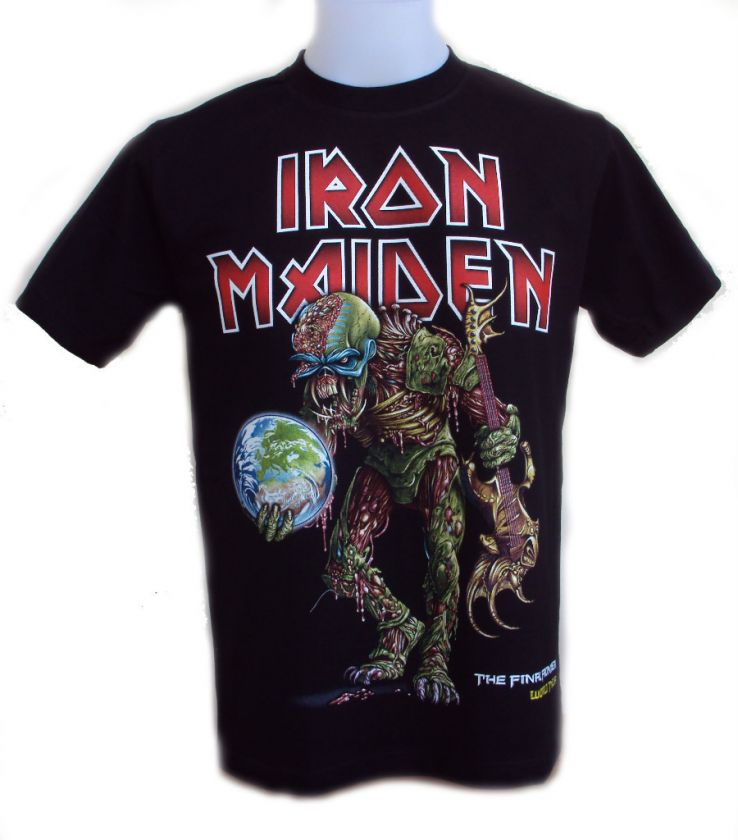 Iron Maiden Final Frontier World Tour T Shirt FreeGift  