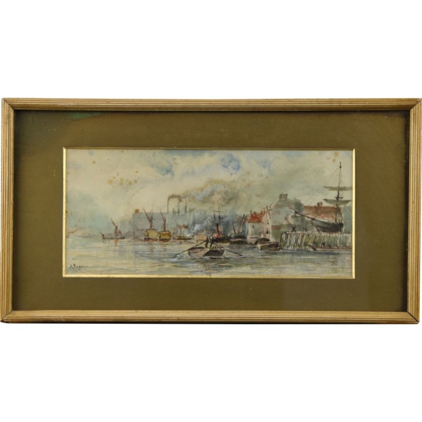   on artist s paper signed a ragan and dating circa 1880 1900 framed