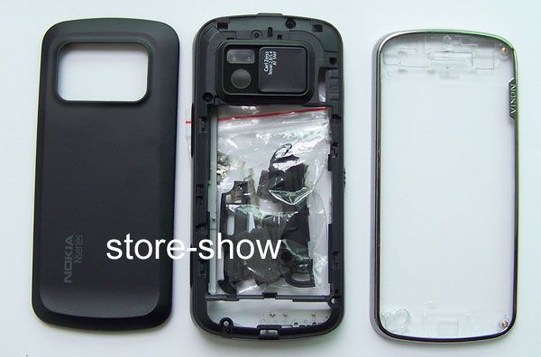 New Black Faceplate housing cover case for Nokia N97  