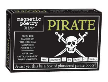 Magnetic Poetry® Pirate Kit, Current Edition 3175 New  