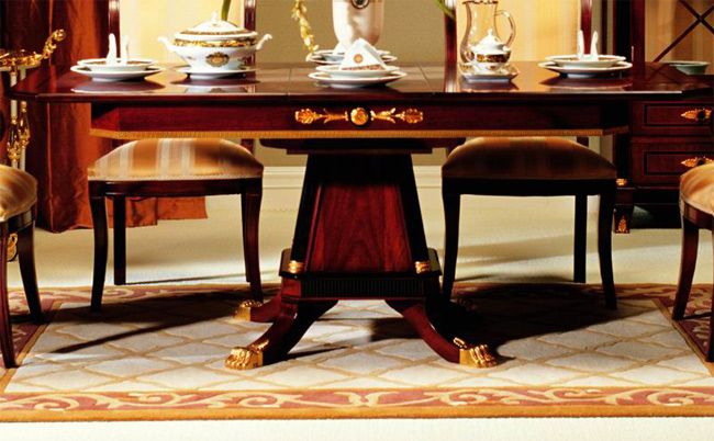 Rosewood Empire 74in Dining Table  