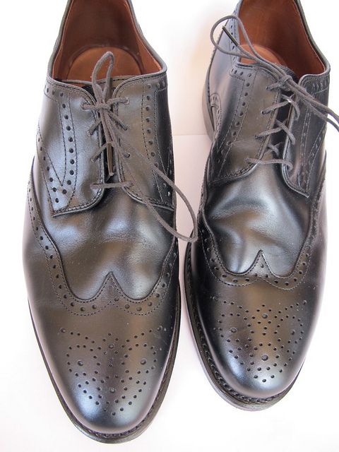   EDMONDS PARK RIDGE WING TIP OXFORDS LACE UP SHOES 10 3E WIDE  