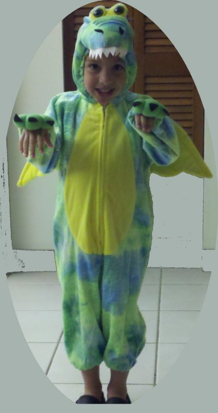 DINOSAUR Green DRAGON Dragonsarous Forum Novelties Halloween Costume 