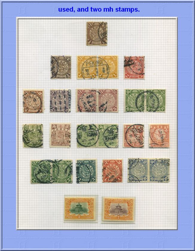 Lot 4647 CHINA/ SMALL COLLECTION STAMPS.  