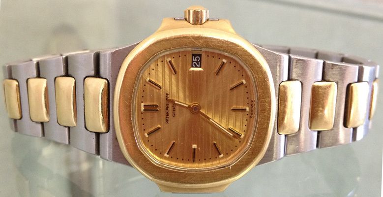 Stunning Ladies 18k/SS Patek Philippe Nautilus ref 4700  