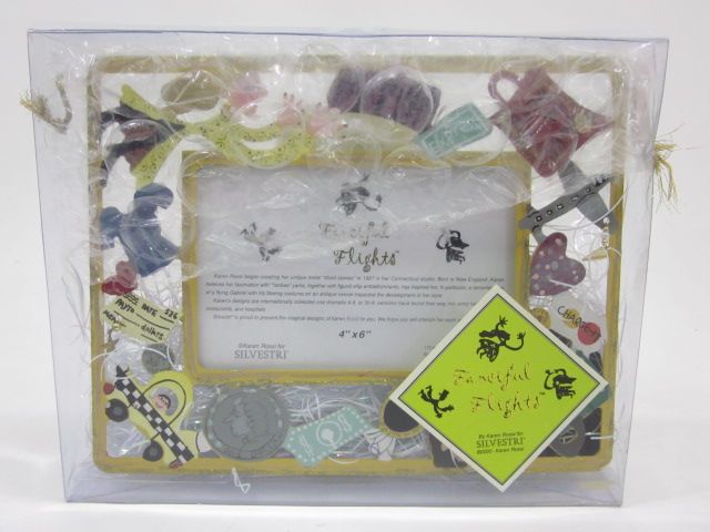 NIB LOT 2 FANCIFUL FLIGHTS Jungle Shopper Tin Mom Frame  