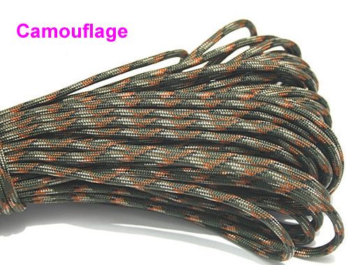 Desert Parachute Cord Paracord 550 7 Core Strand 100FT Nylon Outdoor 