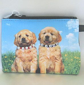 GOLDEN Labrador RETRIEVER Coin Treat Purse NEW  