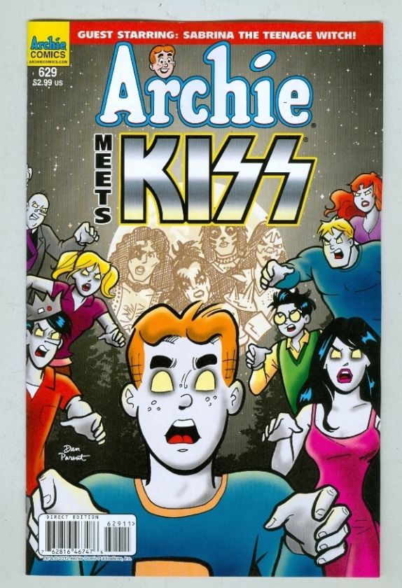 Archie #629 March 2012 NM  Archie Meets Kiss part 3 cover A  