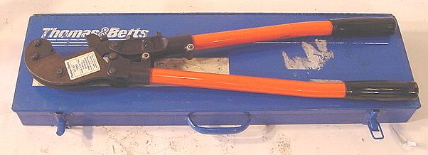 THOMAS & BETTS TBM6S COMPRESSION CRIMPER SET + dies  