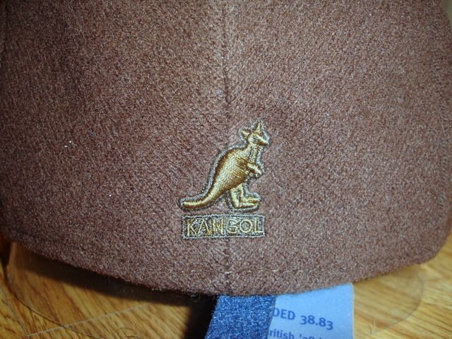 Tobacco Brown KANGOL Wool 507 Ivy Cap 6845BC  