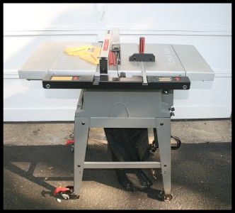 CRAFTSMAN 10 TABLE SAW 3 HP 5000 RPM MODEL 137.248830  CRAFTSMAN 