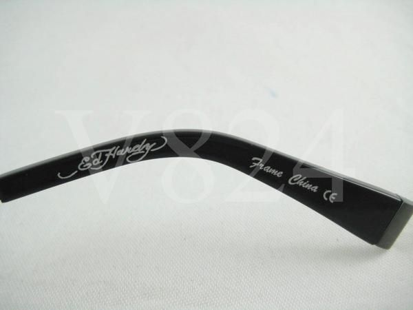 ED HARDY EHO 702 Eyeglass Optical RX EHO702 BLACK GUN  