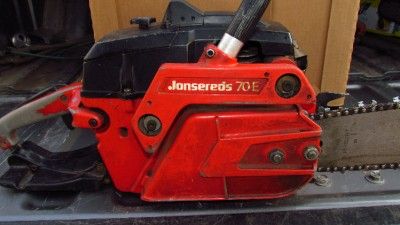 JONSERED CHAINSAW MODEL 70E 69CC BAR CHAIN SAW POWER SAW MOTOR 